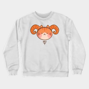 Aries Cat Crewneck Sweatshirt